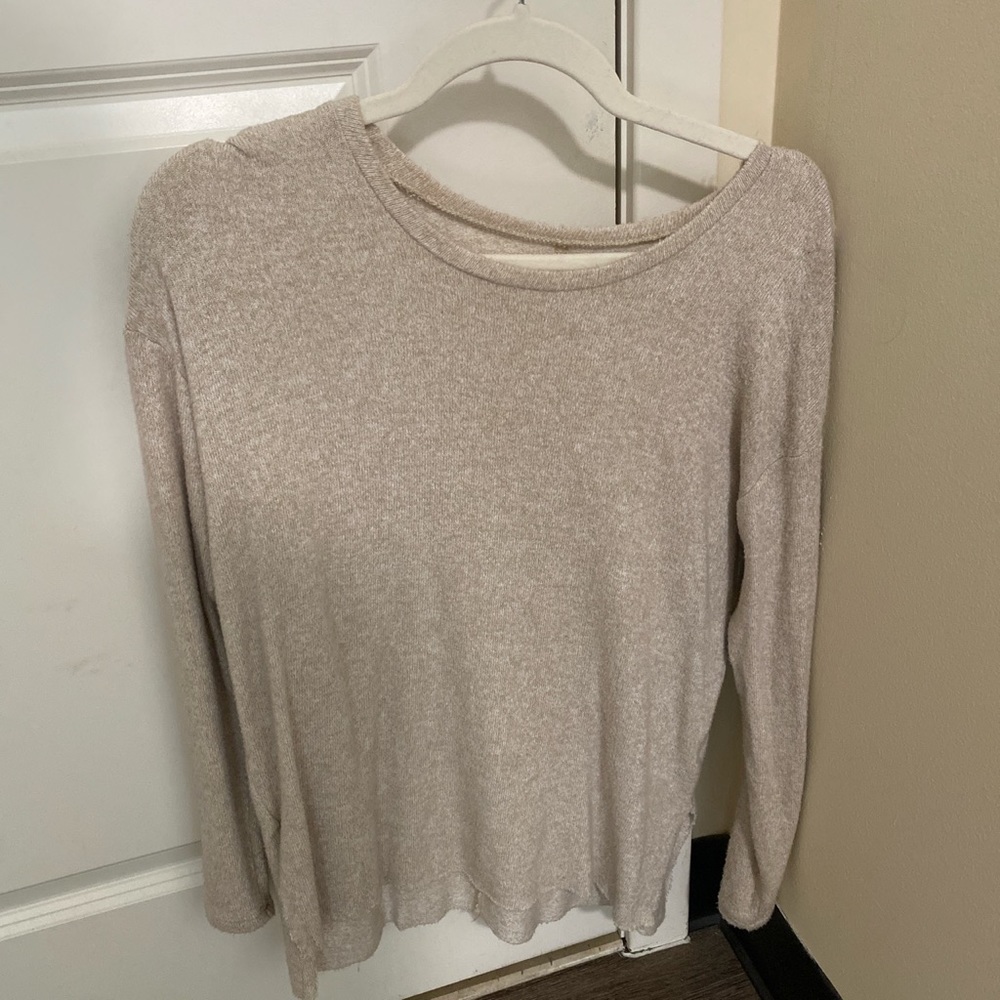 American Eagle Red Cable Knit Sweater.
